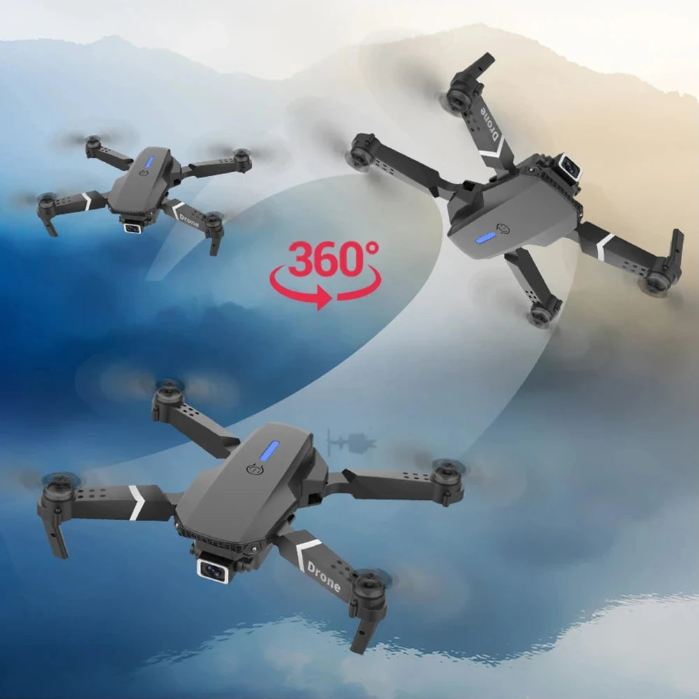 AeroFlex – E88 Dron 4K Kamera, WiFi FPV, skladací a stabilný let
