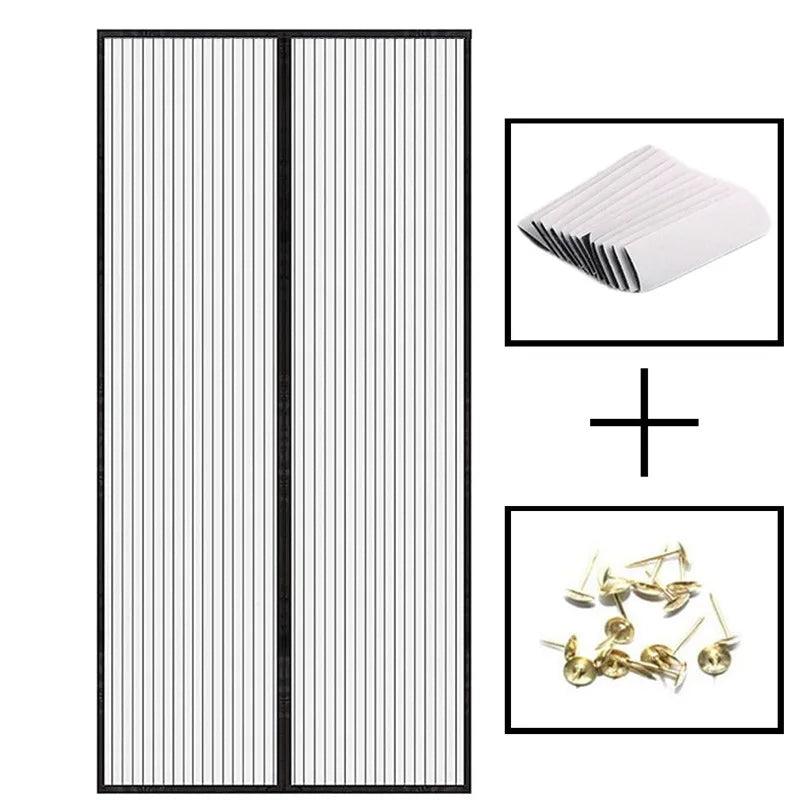BREEZELIA – Elegant magnetic door curtain made of soft gauze with embroidery Vestragear