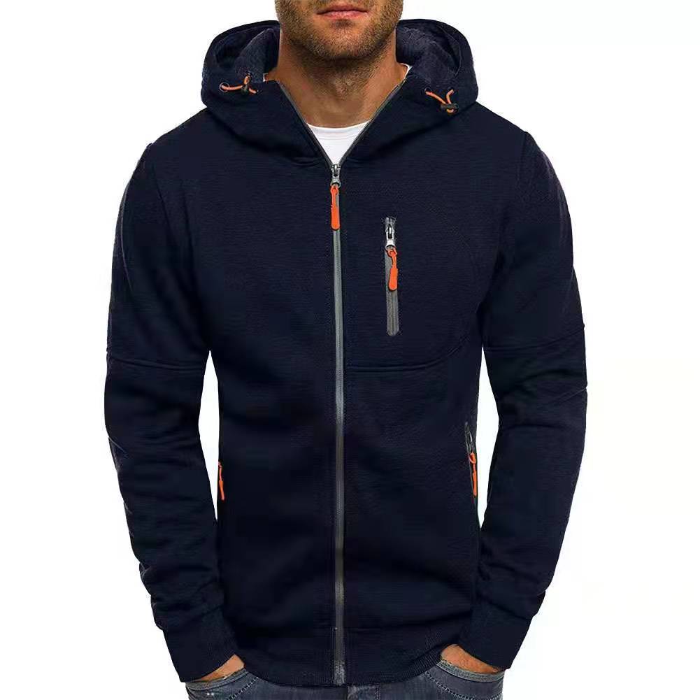 Herren Hoodie mit Reißverschluss – Fleece & Kapuze für Komfort