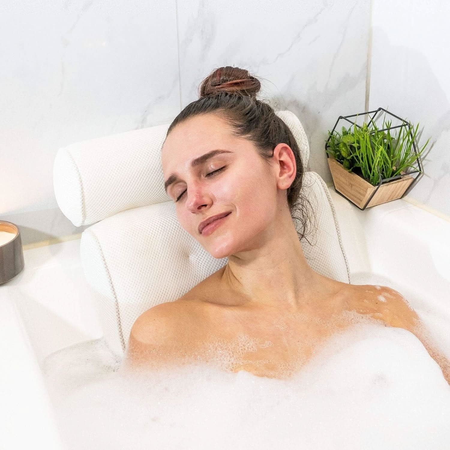 ERGORELAX Bath Pillow – Ergonomic & Comfortable for a Luxurious Bath Experience 2