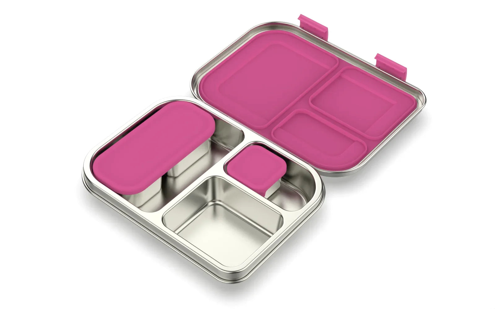 Edelstahl Bento-Lunchbox, auslaufsicher, kompakt für Kinder und Erwachsene, sandwichfreundlich 13