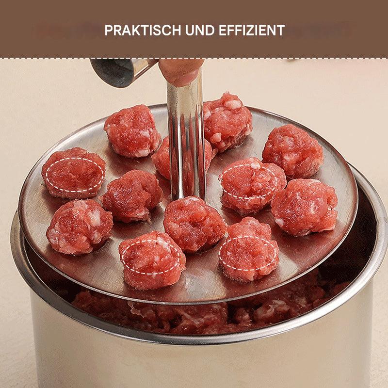 Edelstahl Fleischbällchen Former für gleichmäßige Portionen, ergonomisch und spülmaschinengeeignet 1