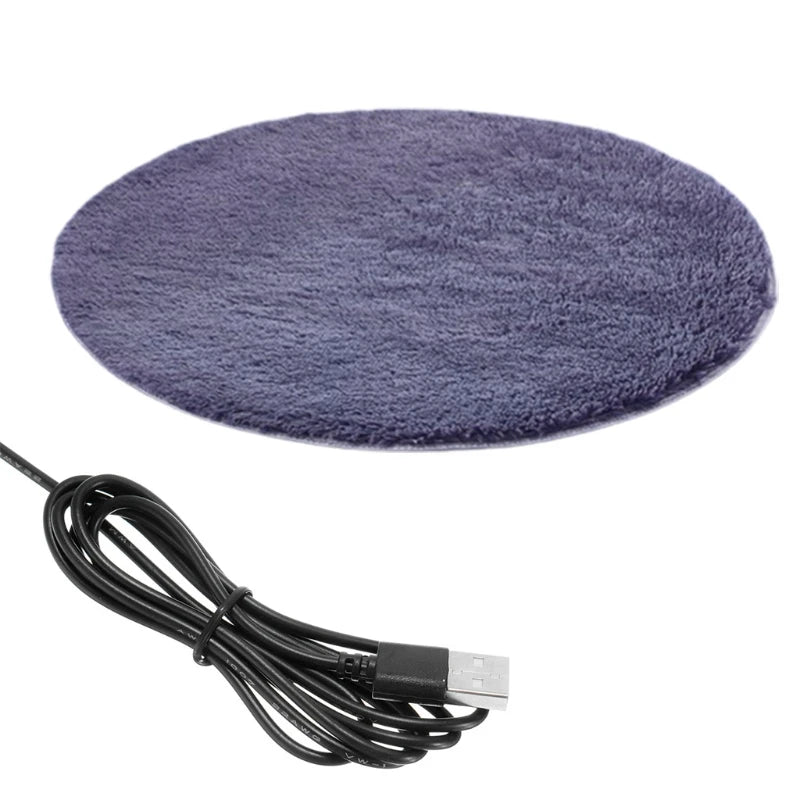 Elektrische Heizdecke für kleine Hunde – Wasserdichtes Plüsch Pad, USB Aufladung, 28 °C 4