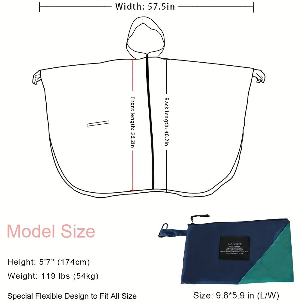 Elin – Nepremokavý pršiplášť s kapucňou – Na daždivé dni a outdoorové dobrodružstvá