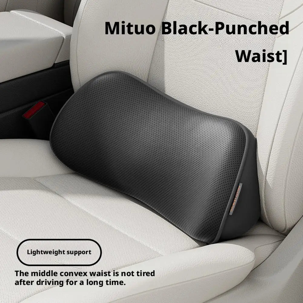Ergonomisch Lendensteunkussen voor Auto, Antislip en Ademend, Comfortabel en Ondersteunend 2