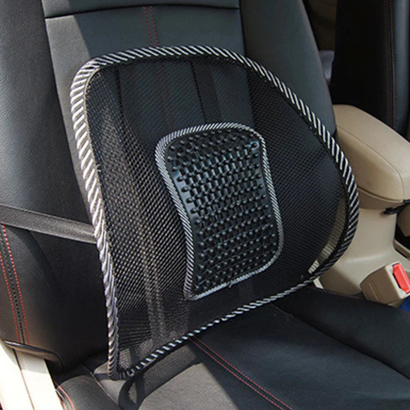 Ergonomisch Rugkussen voor Auto met Massagefunctie en Ventilatie, Zwart 2
