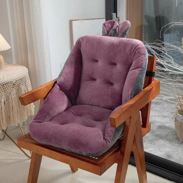 Stuhlkissen – Weiches Sitzpolster mit Rückenlehne & gestepptem Komfortdesign