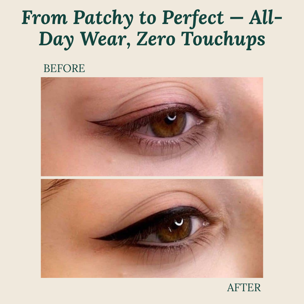 Eyeliner Stift mit Präzisionsspitze, wischfest und vegan für präzise Linien 1