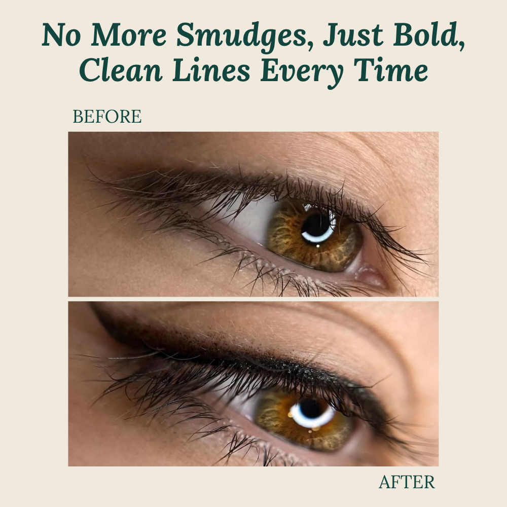 Eyeliner Stift mit Präzisionsspitze, wischfest und vegan für präzise Linien 3