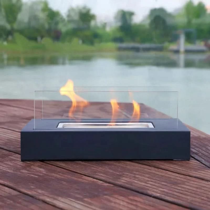 FLAMEGLOW – Portable Bioethanol Table Fireplace for Stylish Flame Ambiance 7