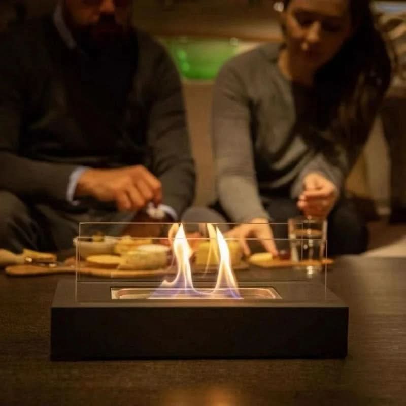 FLAMEGLOW – Portable Bioethanol Table Fireplace for Stylish Flame Ambiance 8