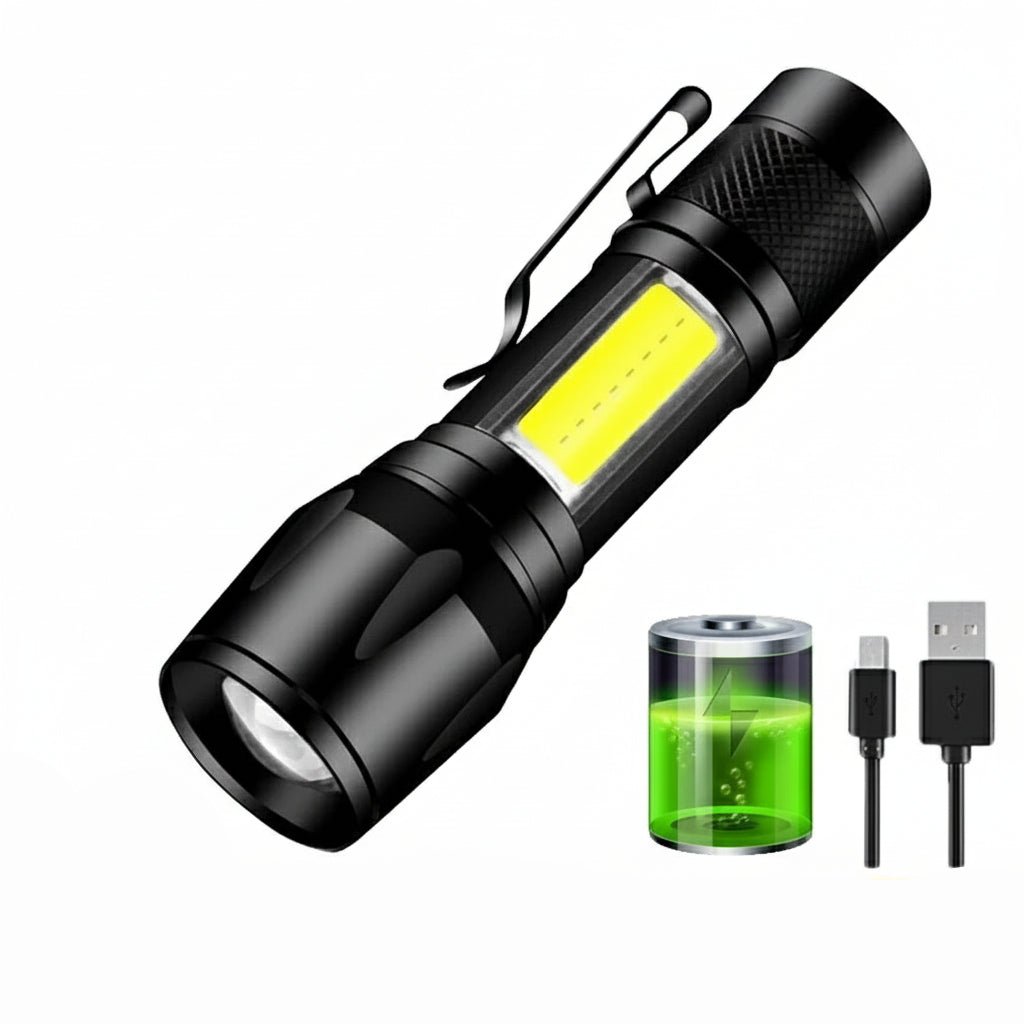 FLASHMAX – Leistungsstarke, wasserdichte LED-Taschenlampe mit extrem hoher Reichweite für Outdoor-Aktivitäten und Notfälle 2
