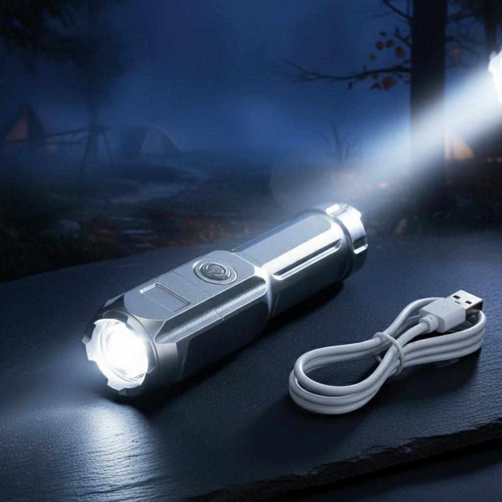 FLASHMAX – Leistungsstarke, wasserdichte LED-Taschenlampe mit extrem hoher Reichweite für Outdoor-Aktivitäten und Notfälle 7