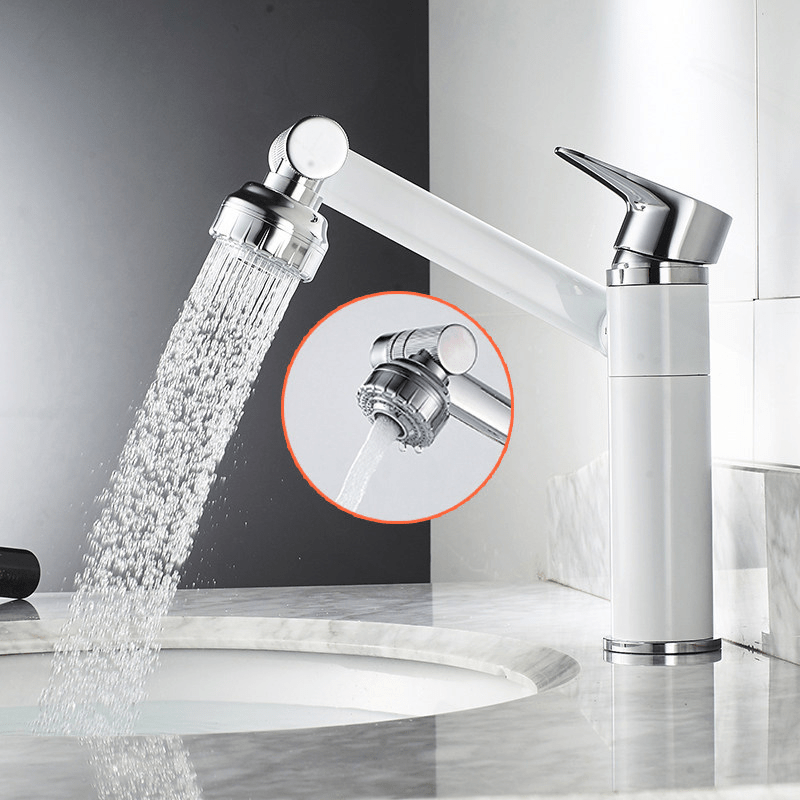 FLEXISPOUT - Flexibler 360°-Wasserhahn mit Sprühfunktion für Waschbecken 0