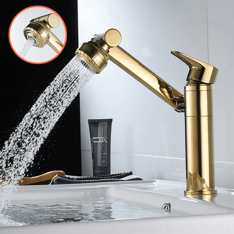 FLEXISPOUT - Flexibler 360°-Wasserhahn mit Sprühfunktion für Waschbecken 1