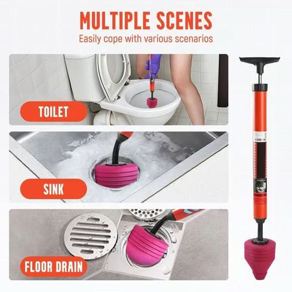 FLOWMAX – Hochdruck-Toilettenpömpel zur schnellen Beseitigung von Verstopfungen 3