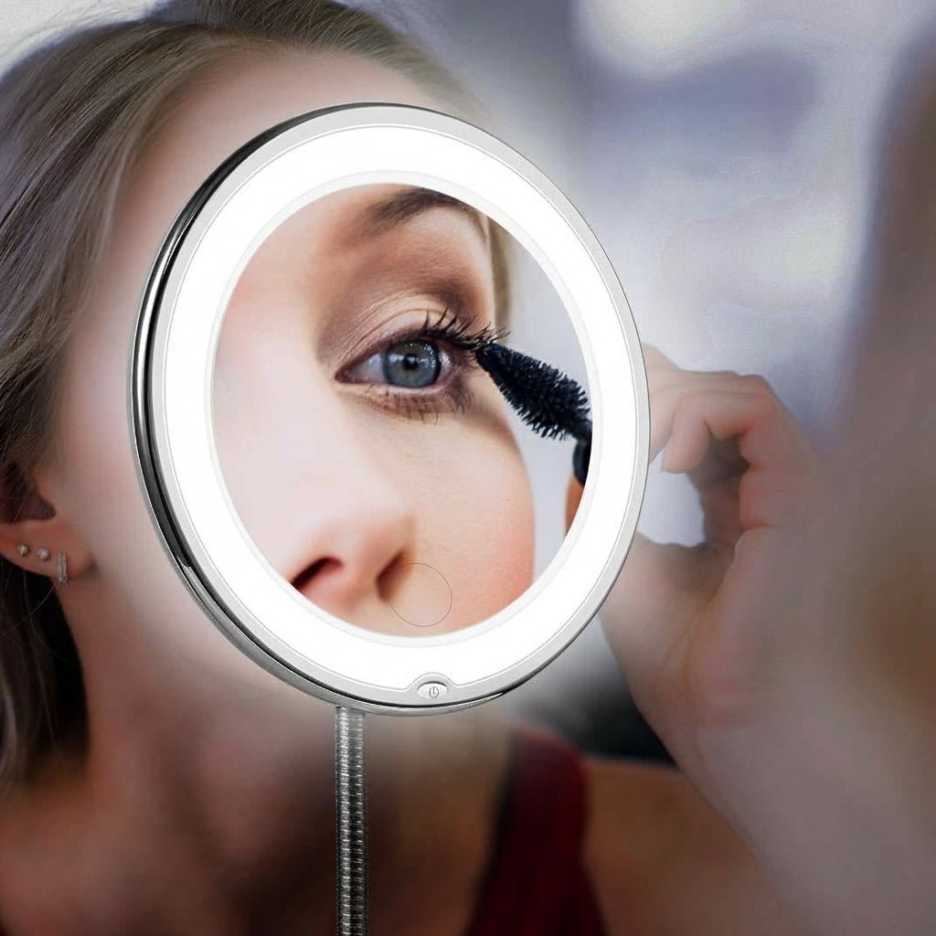 FOCUSLITE – LED-Spiegel mit extrem starkem Licht und präzisem 10-fachem Zoom 1