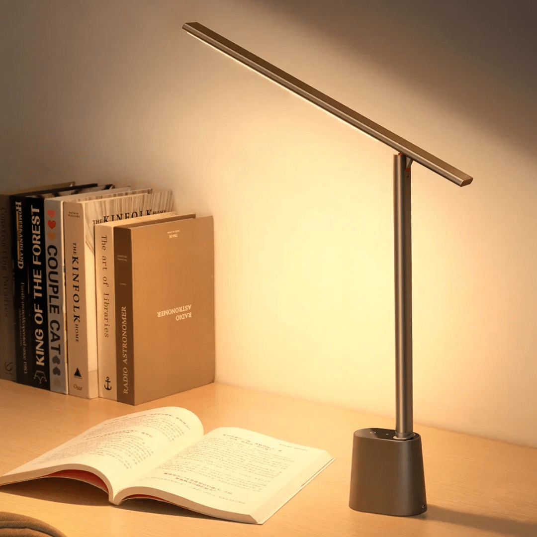 FOLDLITE – Intelligent, foldable LED desk lamp with battery & dimming function 0