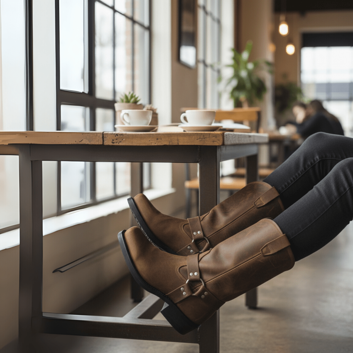 FORGEDSTEEL – Robuste Herrenstiefel mit Riemen und wasserdichtem Leder 2