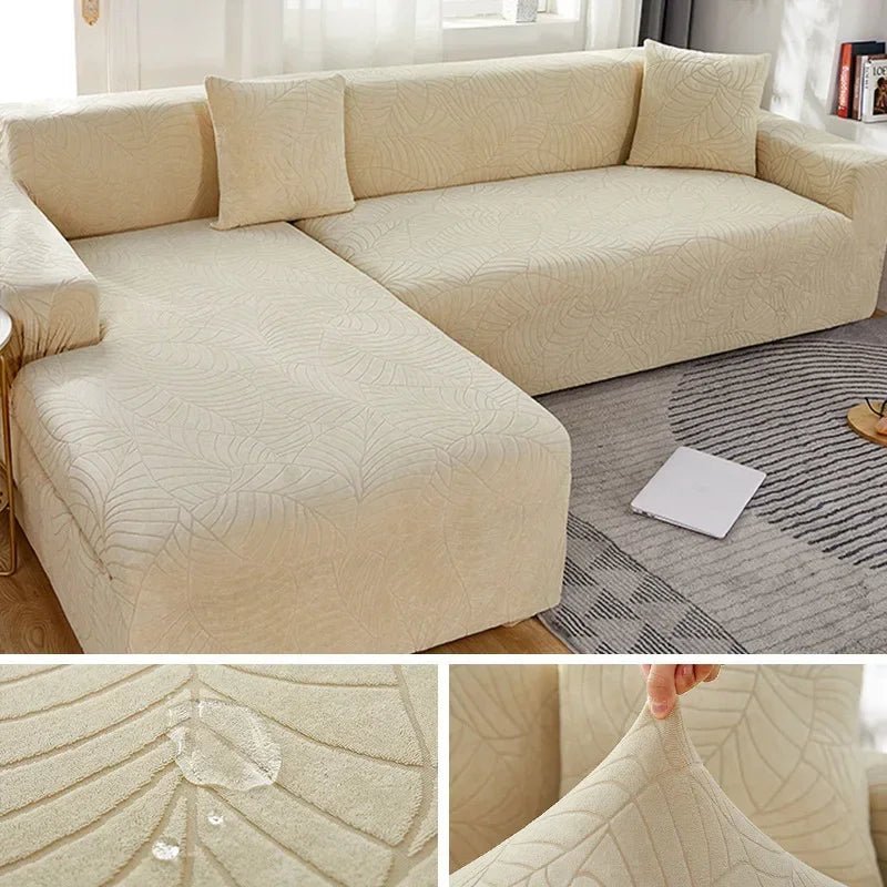 Sofabezug für L-Form Sofas – Passgenauer Schutz & Waschbares Polyesterdesign