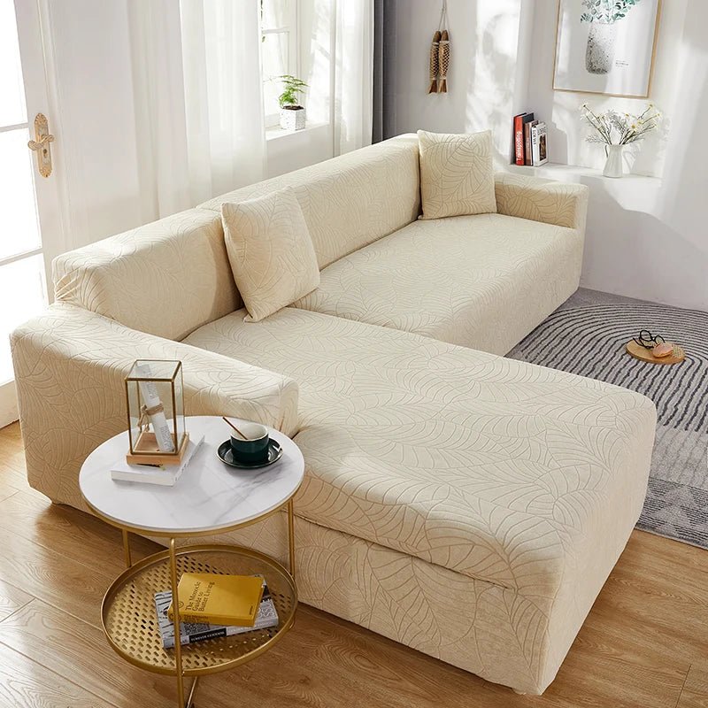 Sofabezug für L-Form Sofas – Passgenauer Schutz & Waschbares Polyesterdesign