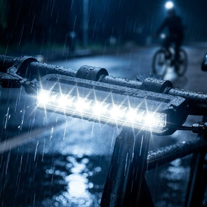 Fahrradlicht LED 1400 Lumen – USB aufladbar und wasserdicht 1