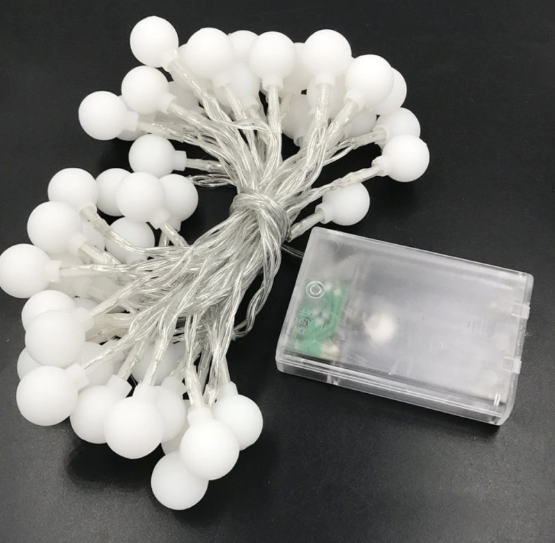 Lunara – LED světelný řetěz teplá bílá/studená bílá 4,8m nebo 10m – Vnitřní & Venkovní