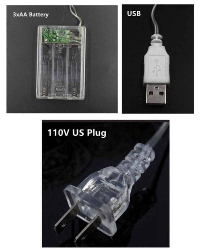 Lunara – LED světelný řetěz teplá bílá/studená bílá 4,8m nebo 10m – Vnitřní & Venkovní