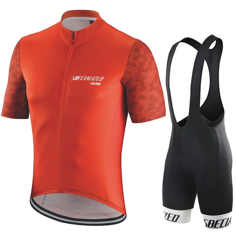 Velonex set di abbigliamento per bicicletta estate – maglia traspirante e comodi pantaloncini con bretelle