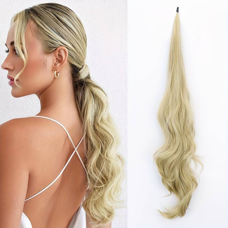 Flexible Wrap-Around Pferdeschwanz für langes, volles Haar - Selena 0
