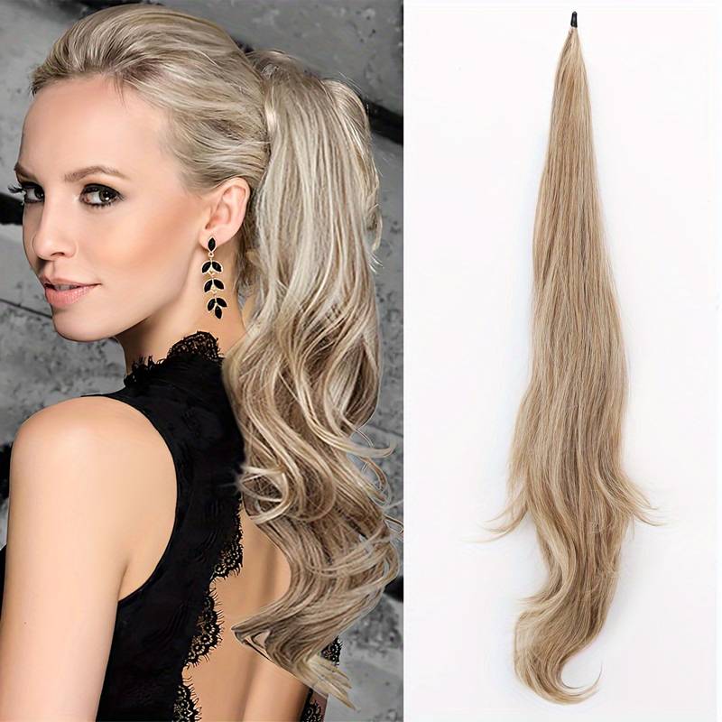 Flexible Wrap-Around Pferdeschwanz für langes, volles Haar - Selena 2