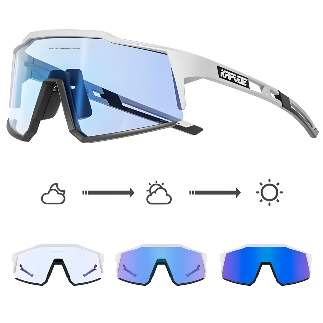 Fortschrittliche Fahrradbrille - VisioPro 0