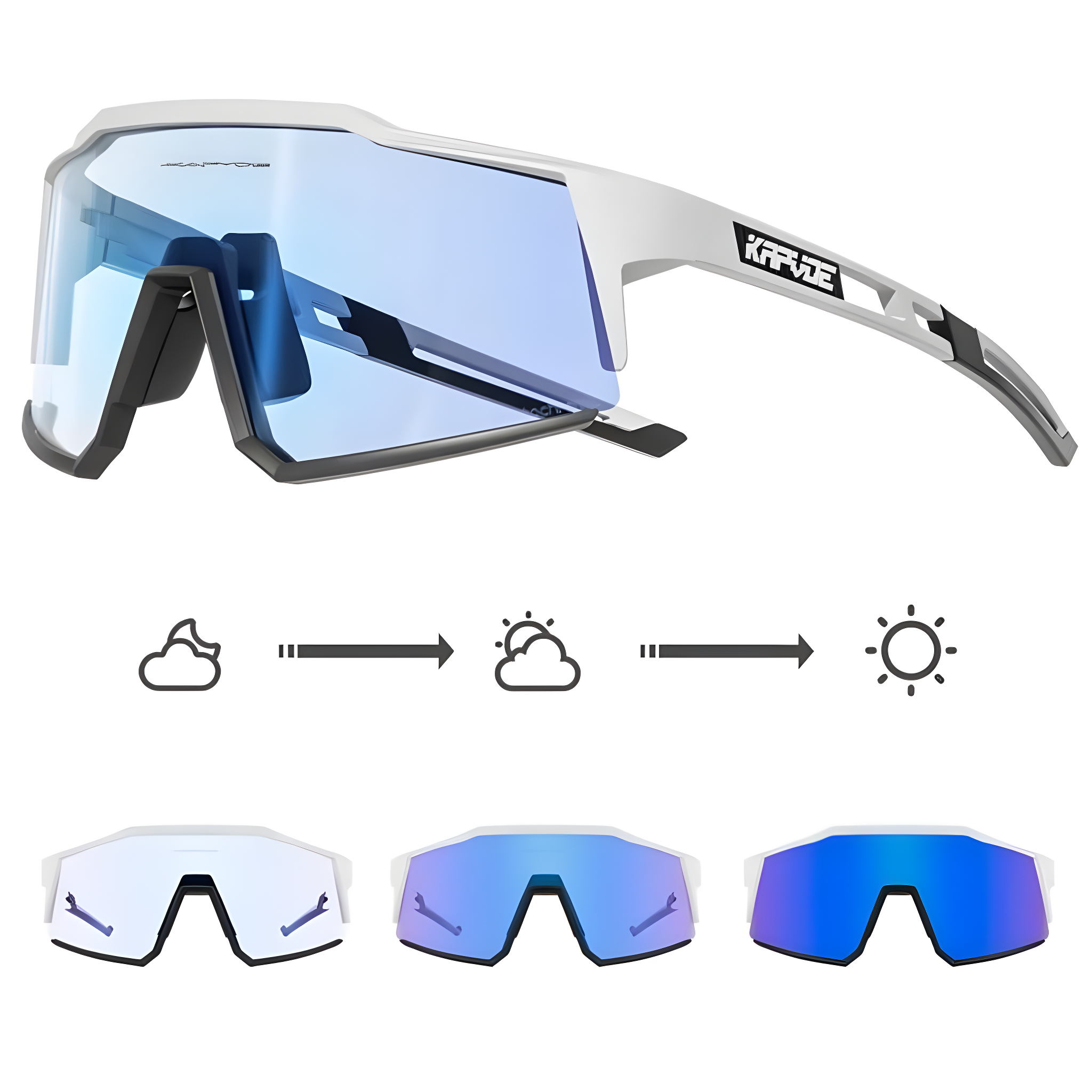 Fortschrittliche Fahrradbrille - VisioPro 0