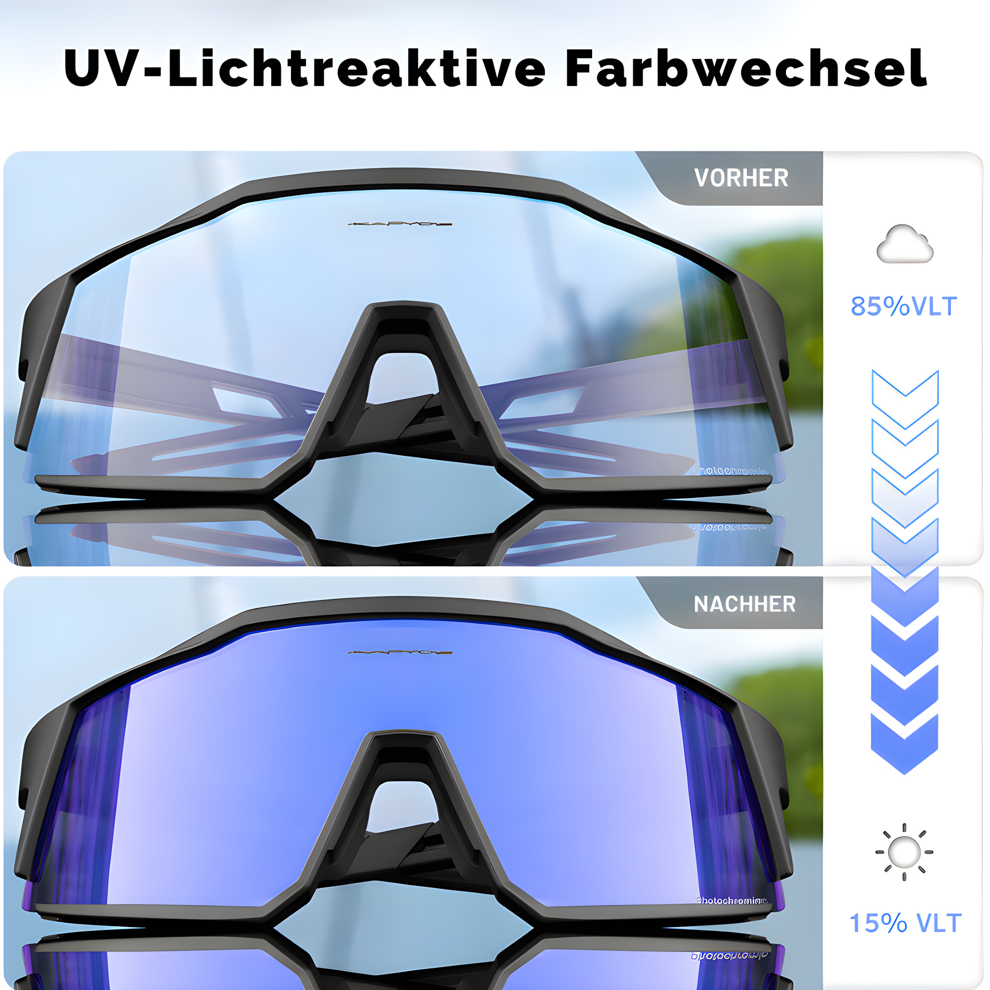Fortschrittliche Fahrradbrille - VisioPro 6