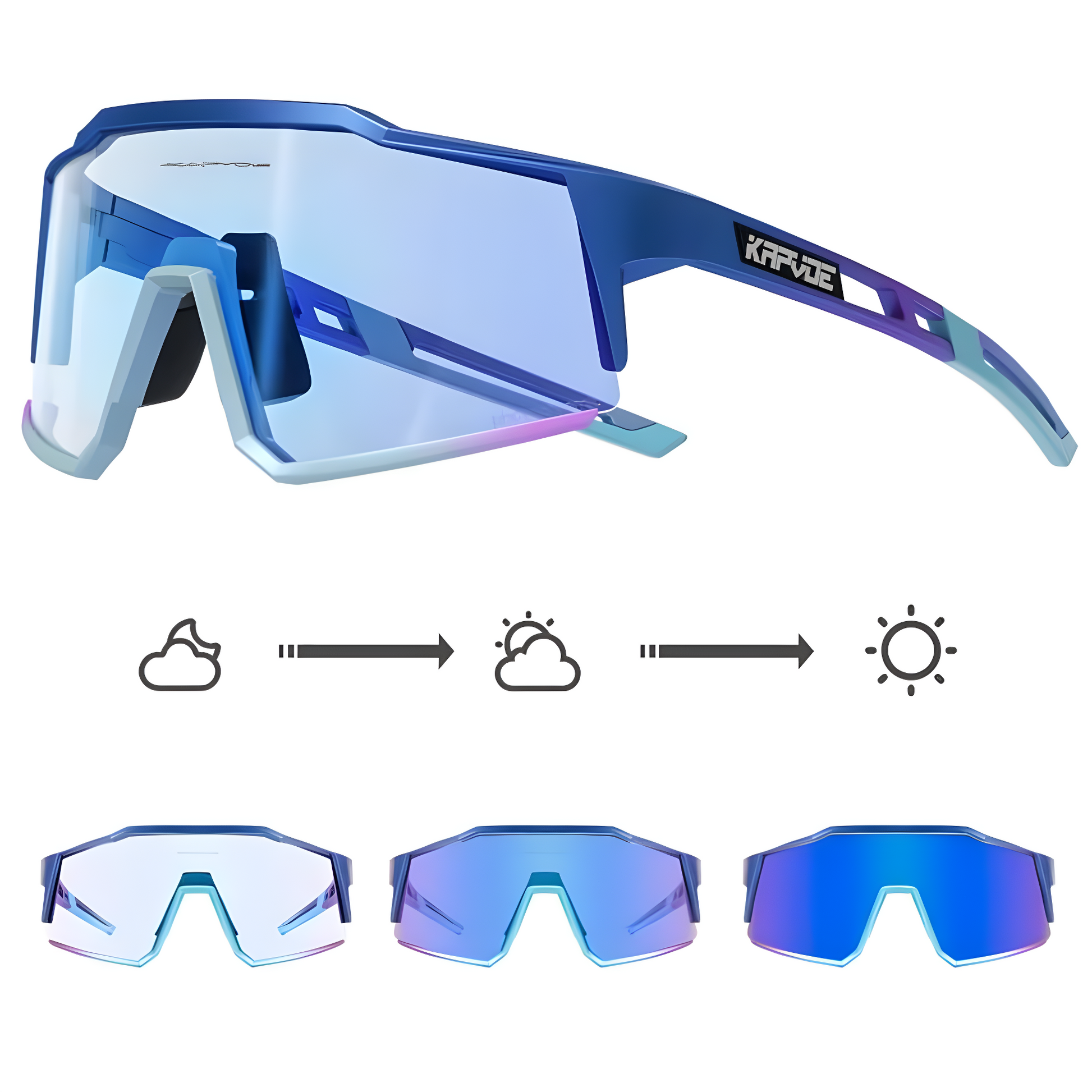 Fortschrittliche Fahrradbrille - VisioPro 8