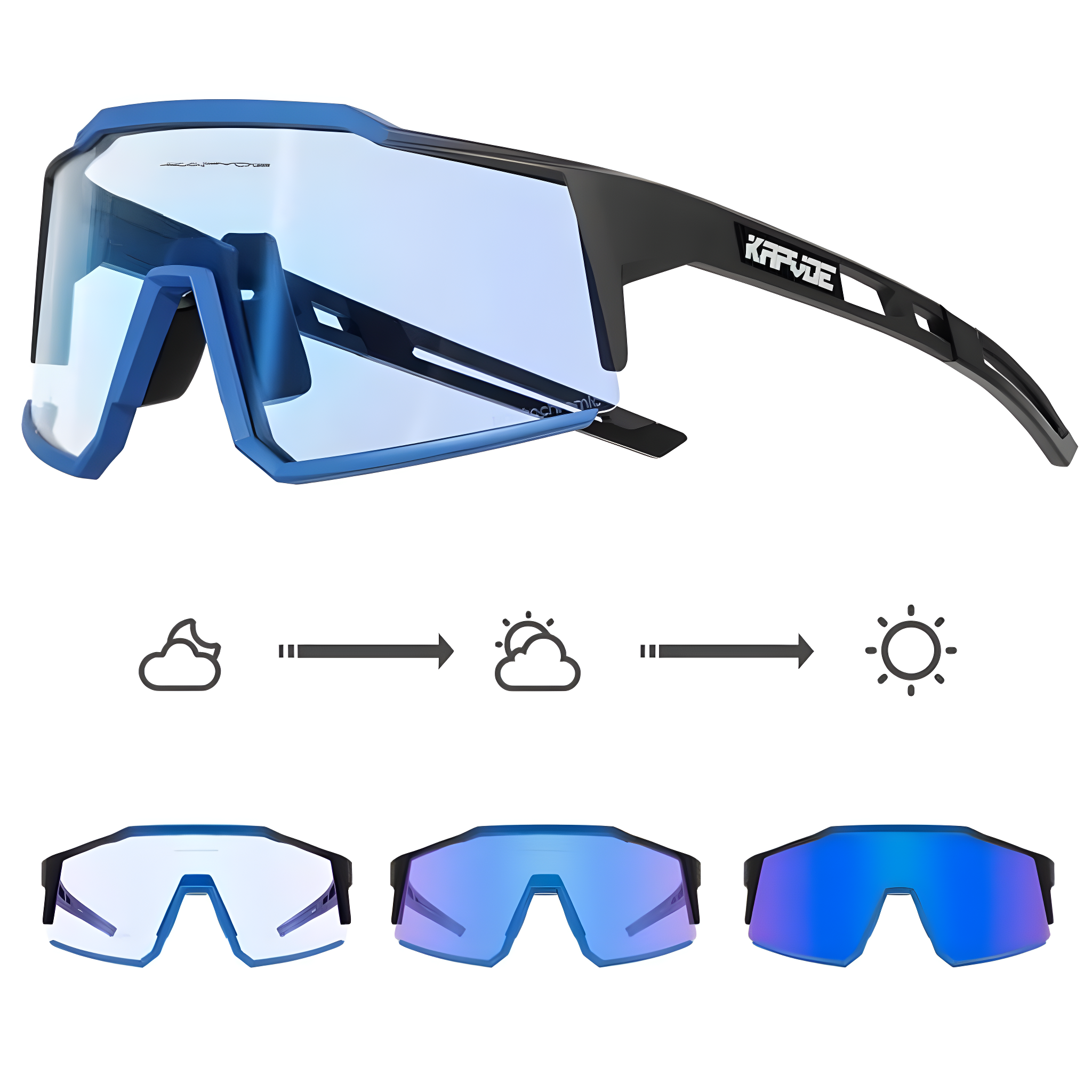 Fortschrittliche Fahrradbrille - VisioPro 9
