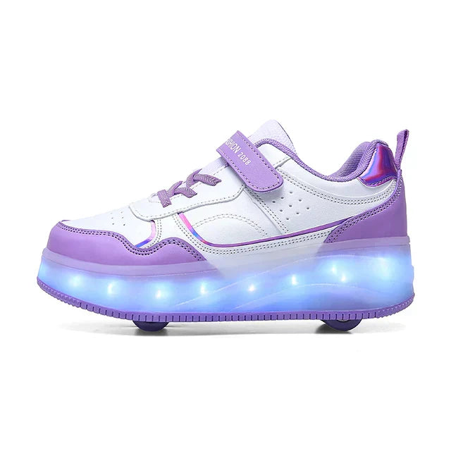 LED Rollschuhe Kinder – Verstellbare Rollen & Wiederaufladbare Beleuchtung für Spaß und Flexiblen Gebrauch