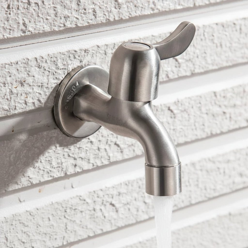 GARDENPRO – Premium-Edelstahl-Außenwasserhahn 11
