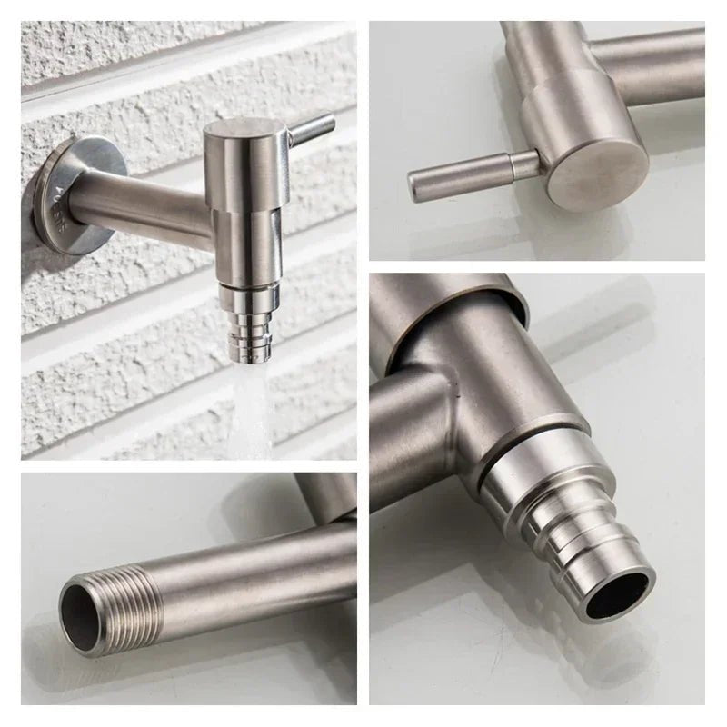 GARDENPRO – Premium-Edelstahl-Außenwasserhahn 5