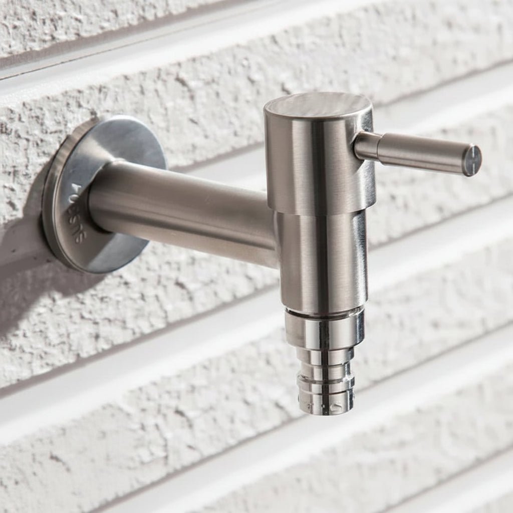 GARDENPRO – Premium-Edelstahl-Außenwasserhahn 8