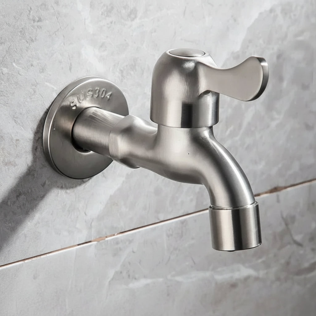 GARDENPRO – Premium-Edelstahl-Außenwasserhahn 9