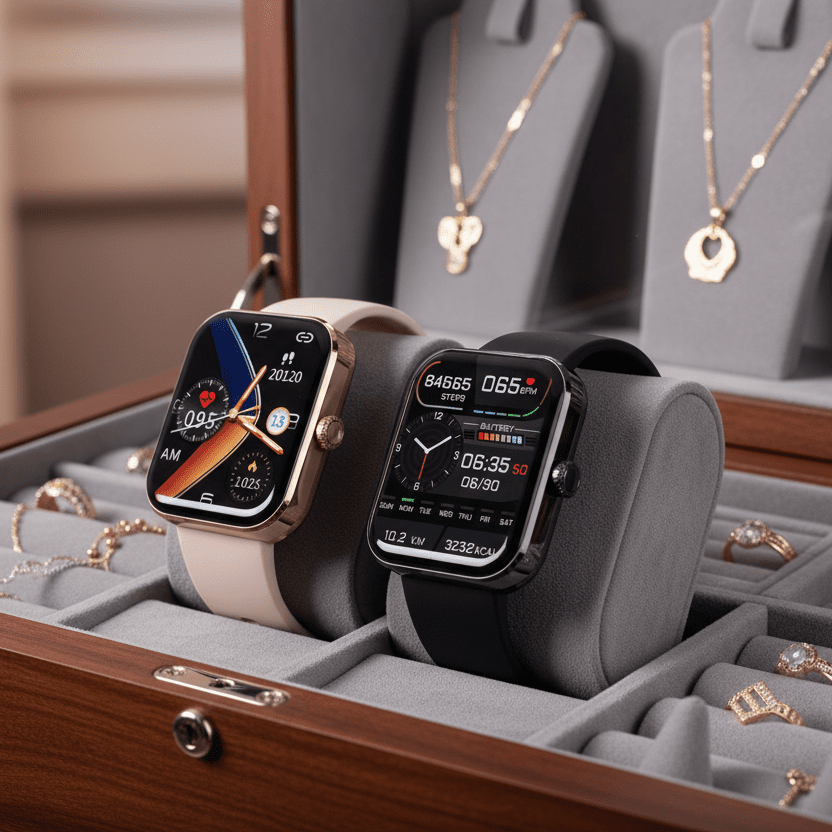 Montre intelligente avec écran couleur – Vue claire et confort pour le quotidien