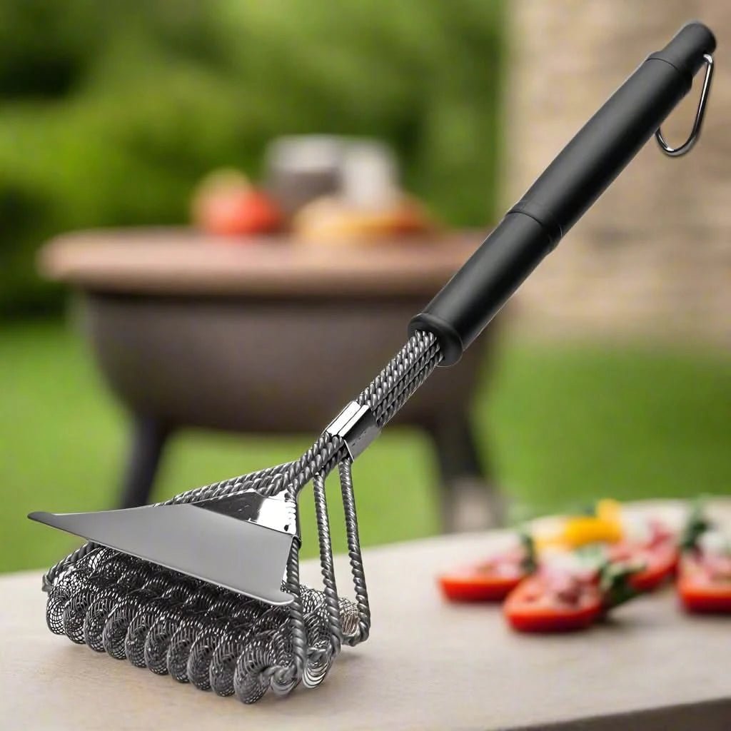 GRILLMASTER – Borstenfreie Grillbürste aus Edelstahl 0