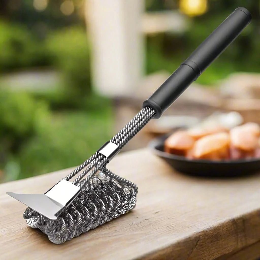 GRILLMASTER – Borstenfreie Grillbürste aus Edelstahl 1