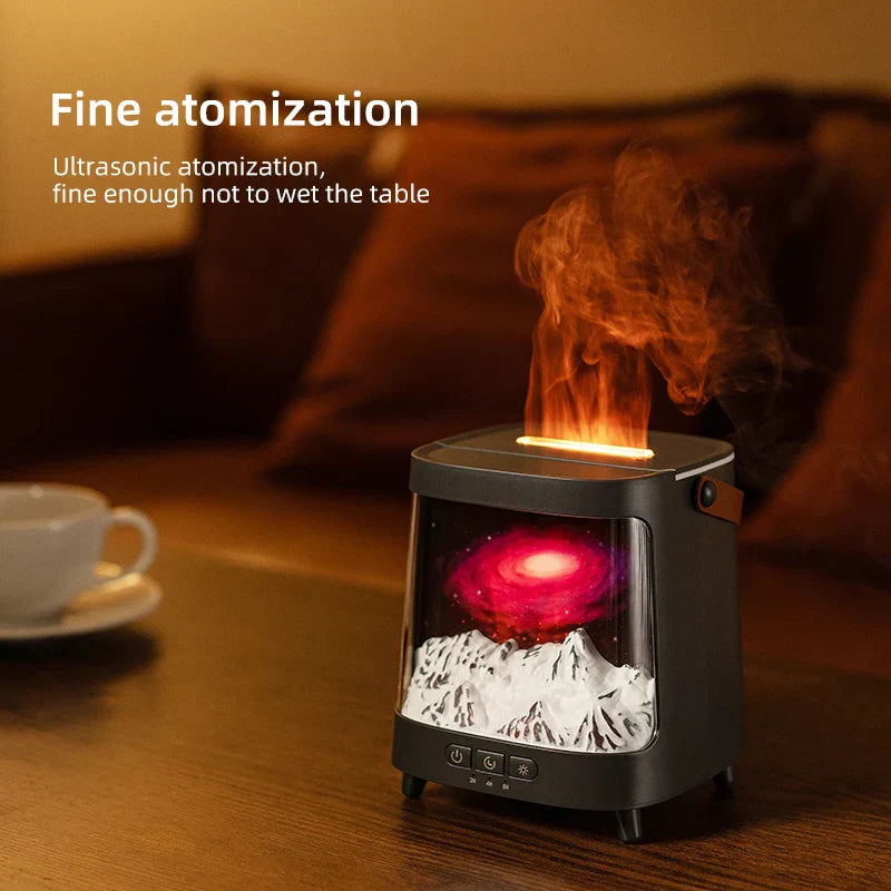 AromaGlow – Aroma Diffuser med natlys & fjernbetjening soveværelse