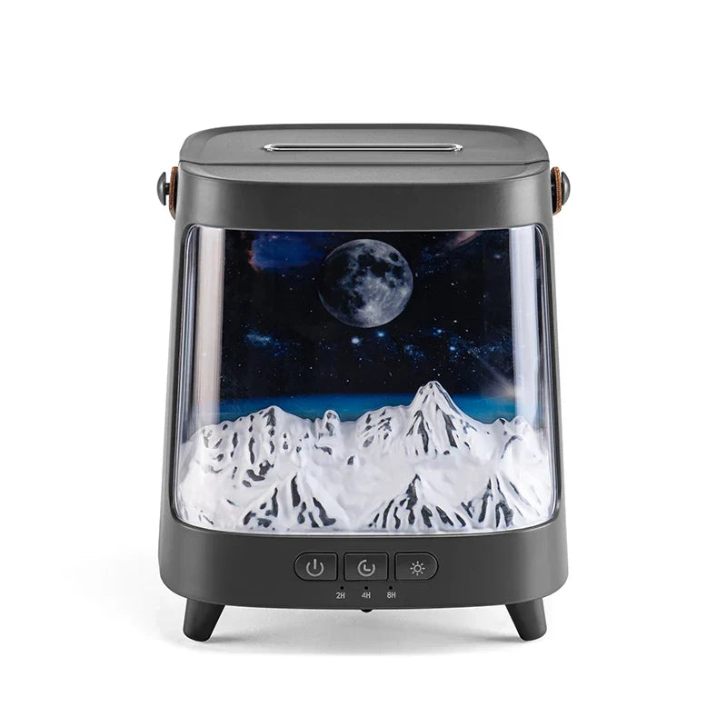 AromaGlow – Aroma Diffuser med natlys & fjernbetjening soveværelse