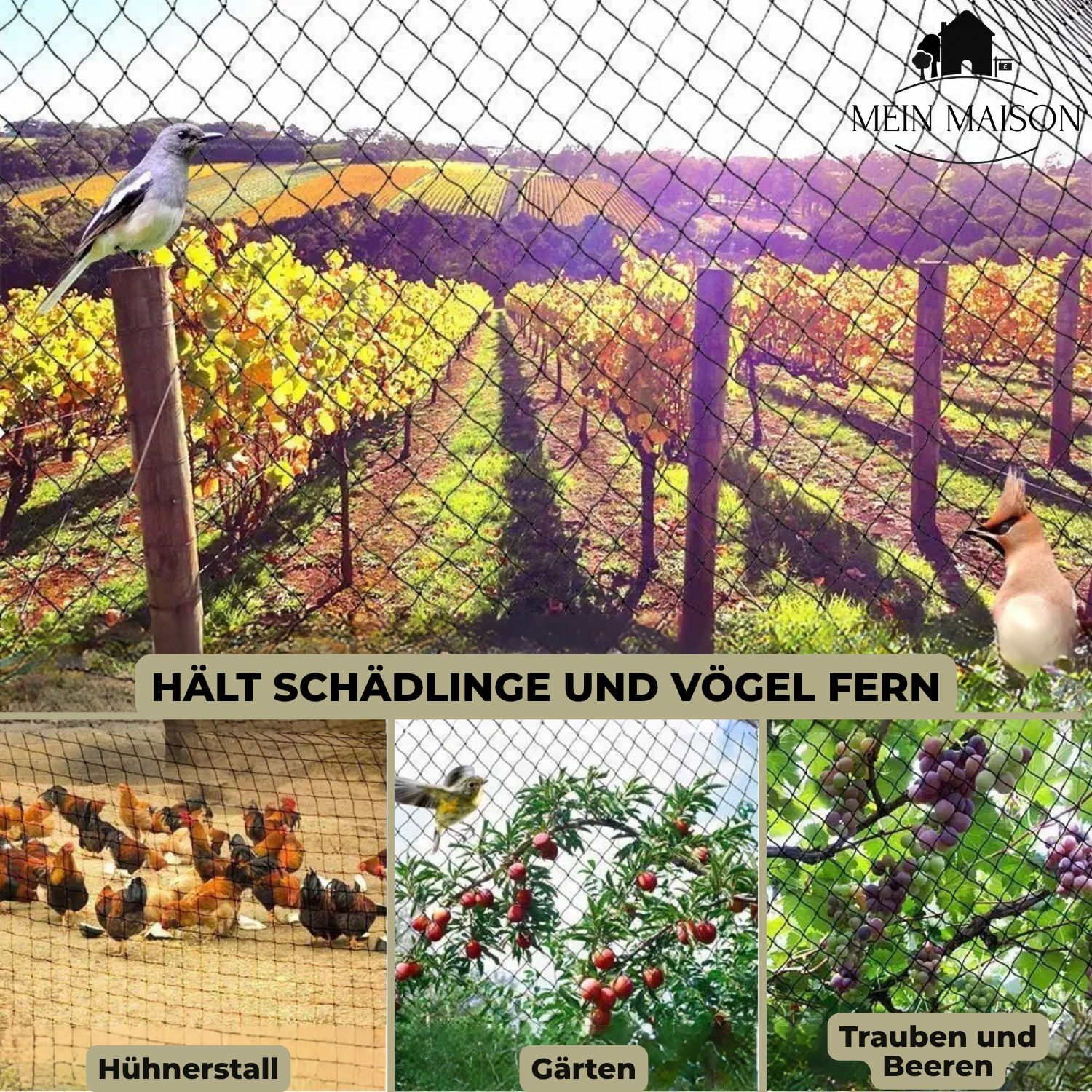 Gartennetz – UV-beständig, reißfest und vielseitig einsetzbar 4