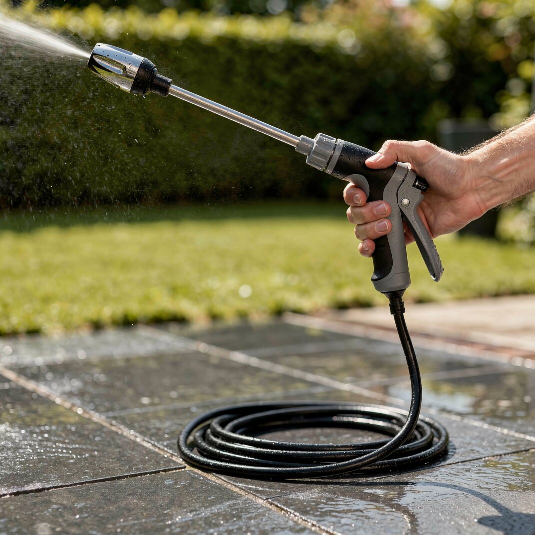 Gartenschlauch-Spritzpistole – Verstellbarer Wasserstrahl & robustes Design 0