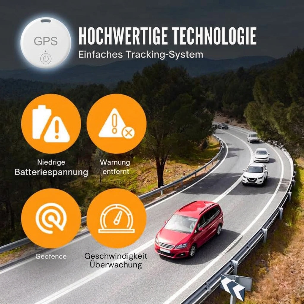 GPS tracker do auta – Magnetický mini tracker s lokalizací pomocí aplikace a alarmem pro vyhledání