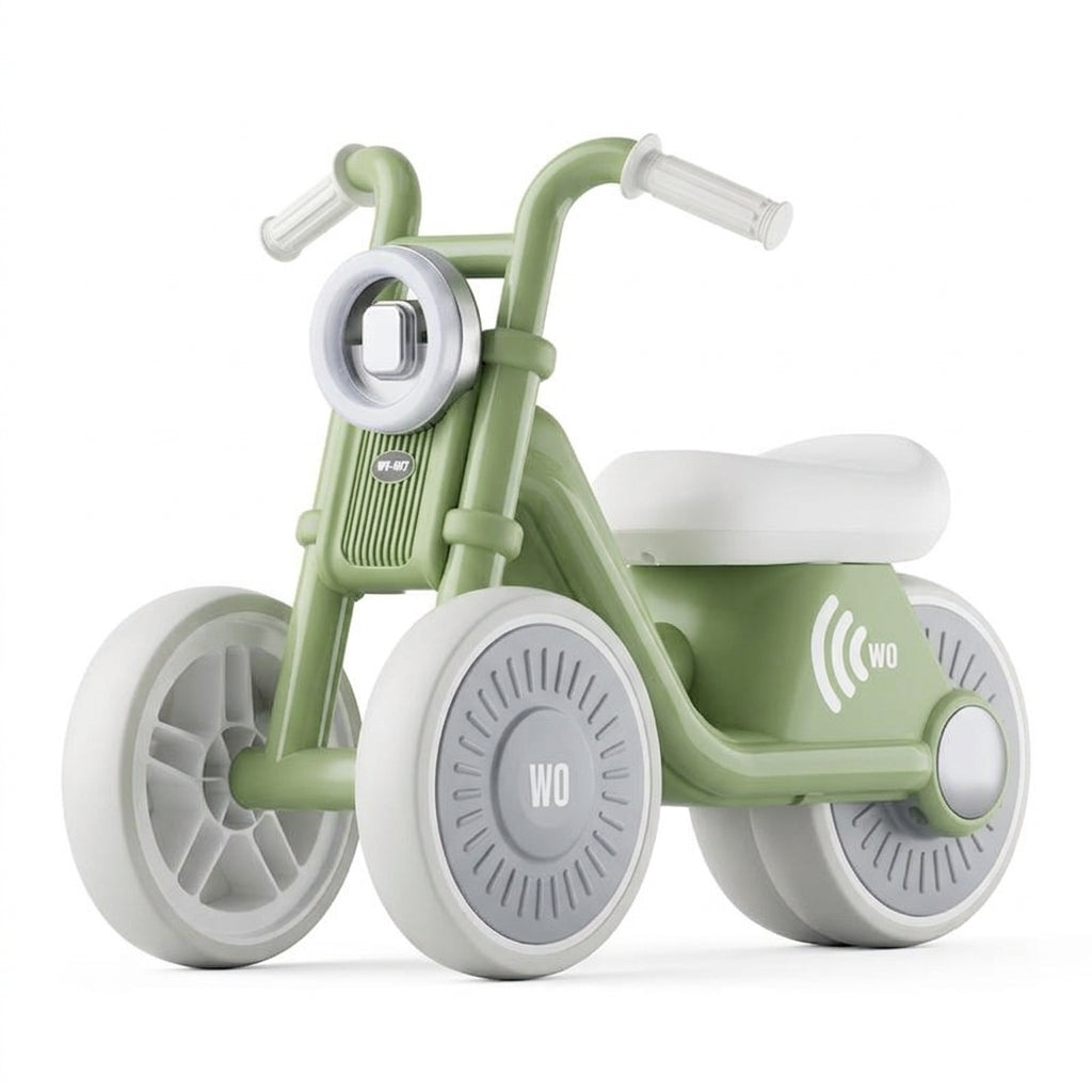 Løbecykel til børn – motorcykellook uden pedaler og med lav ramme